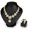 Hot Sale Fashion Accessories Pearl Necklace Earrings Jewelry Set
