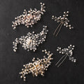 Bride Hair Ornaments Jewelry Pearl Crystal Metal Wedding Hair Combs Accessories Trendy Elegant European American Style for