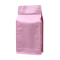 Flat Bottom Paper Custom Printed Compostable Bean Packaging Packing Pouch Biodegradable Coffee Bag With Valve
