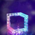 Smart APP Control RGB Music Sync Atmosphere Night Light Romantic Solid Geometry Table Lamp Home Game TV Decoration
