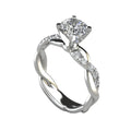 Engagement Wedding Ring Large Diamond Ring for Women's Jewelry 18k Gold Ring at a Low Price