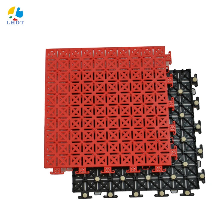 New Style Suspended Interlocking PP Floor Tiles with Cushion - All-Weather Backyard Sports Decking