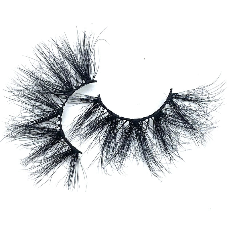 25MM Mink Eye Lashes Natural Long 3D Mink Lashes Dramatic Mink Lashes
