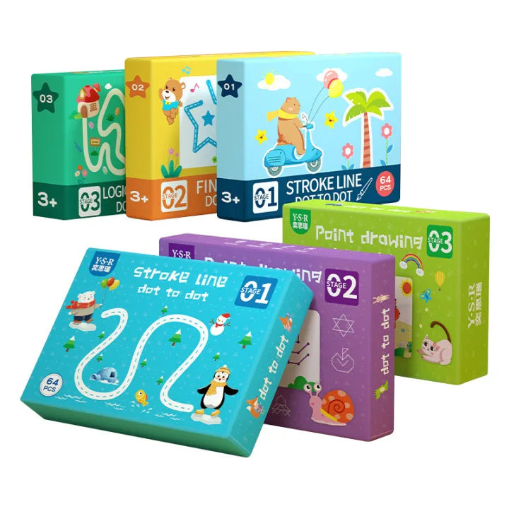 Children's Educational Toys Thinking Puzzles Early Education Logic Learning Special Pen Control Training Pictures