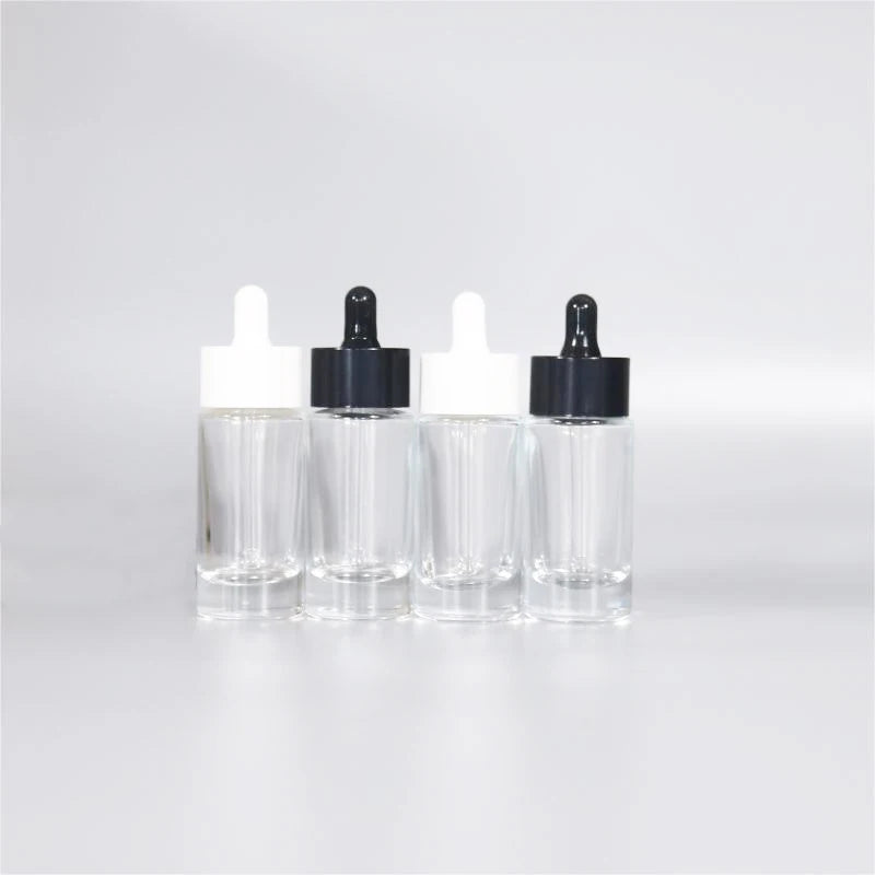 Wholesale Custom Color Glass Dropper Bottle 30ml Luxury Skin Care Serum & Essential Oil with Screen Printing