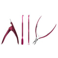 2026 Nail Salon Professional Curved Nail Scissor Cuticle Nippers Manually Sharpened Tweezers