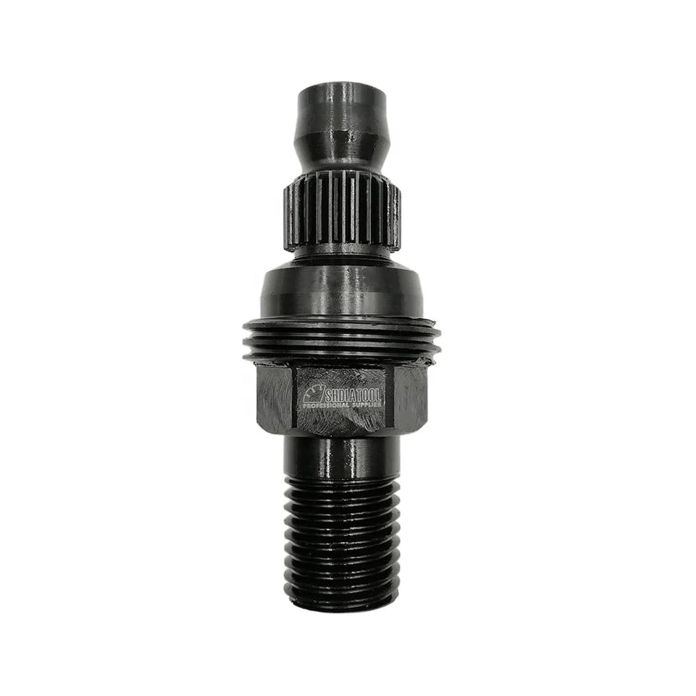 SHDIATOOL Carbon Steel Quick Disconnect Male Spline Adapter 1-1/4"- 7 Thread Hilti Core Drill Bit for Hilti DD100 Drill Machine