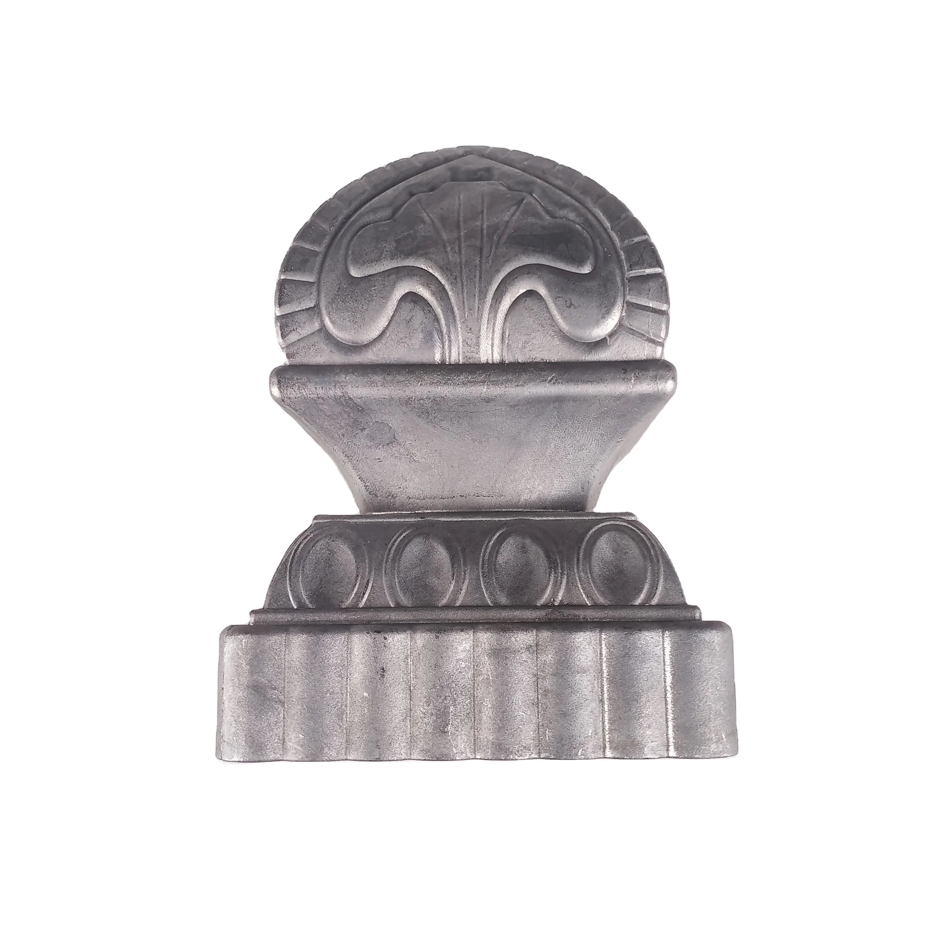 Ornamental Aluminum Fence Post Cap 100x100 or 4x4 Die Cast Aluminum Fence Hardware with 3D Modeling for Fencing Trellis & Gates