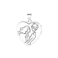 925 Sterling Silver Pendant for Lovers Sweet Valentine's Day