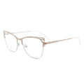 LY6614 Hot Sell Spectacles Frame Cat Eye Metal Optical Eyewear Eyeglasses Frames