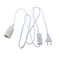 1.8m Power Cord Cable E27 Lamp Bases EU US Plug With Switch Wire for Pendant LED Bulb Hanglamp Suspension Socket Holder