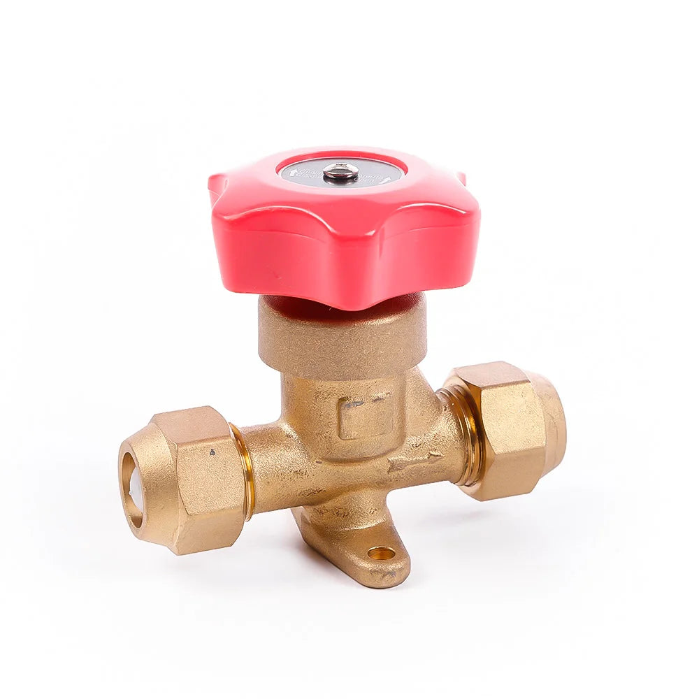 Factory Price Refrigeration A/C Expansion Control Ball Cut-Off Solenoid Hand Valve for Air Conditioning Safety Valve