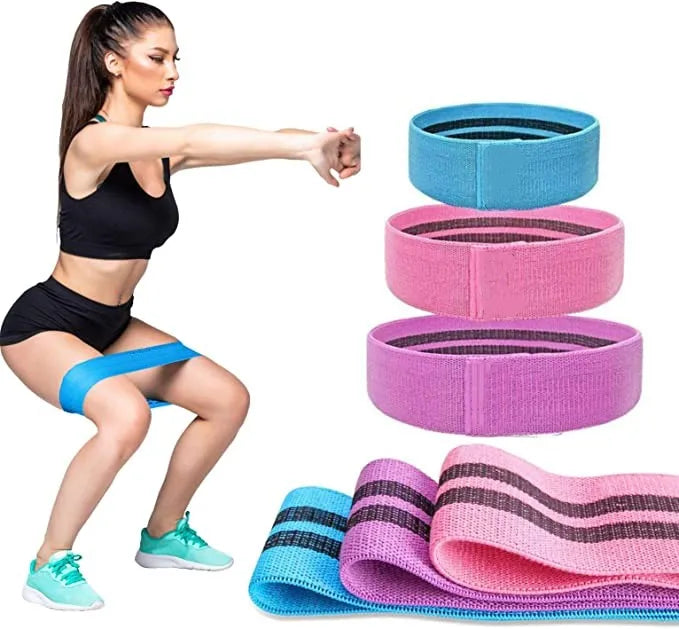 Factory Price Hot Sale Non-rolling Hip Circle Gym Fitness Exercise Stretching Personalized Resistance Band for Booty Shaping