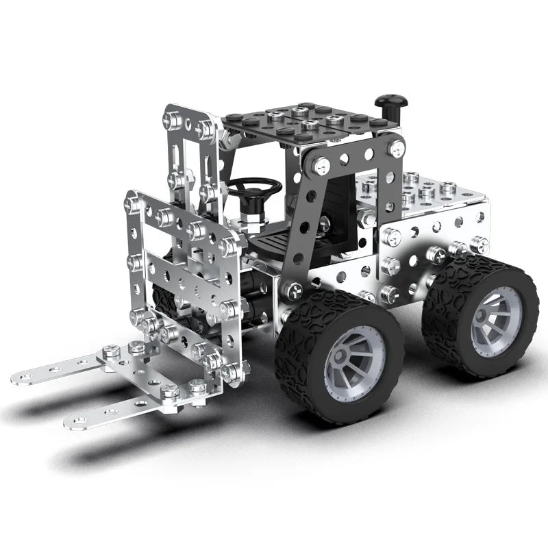 Adults Kids Boys 3D Excavator Metal Truck Crane Bulldozer Shovel Forklift Construction Vehicles Model Toy