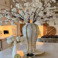 Elegant Ceramic Flower Vase With Electroplated - Decorative and Functional Flower Vase for Home or Office