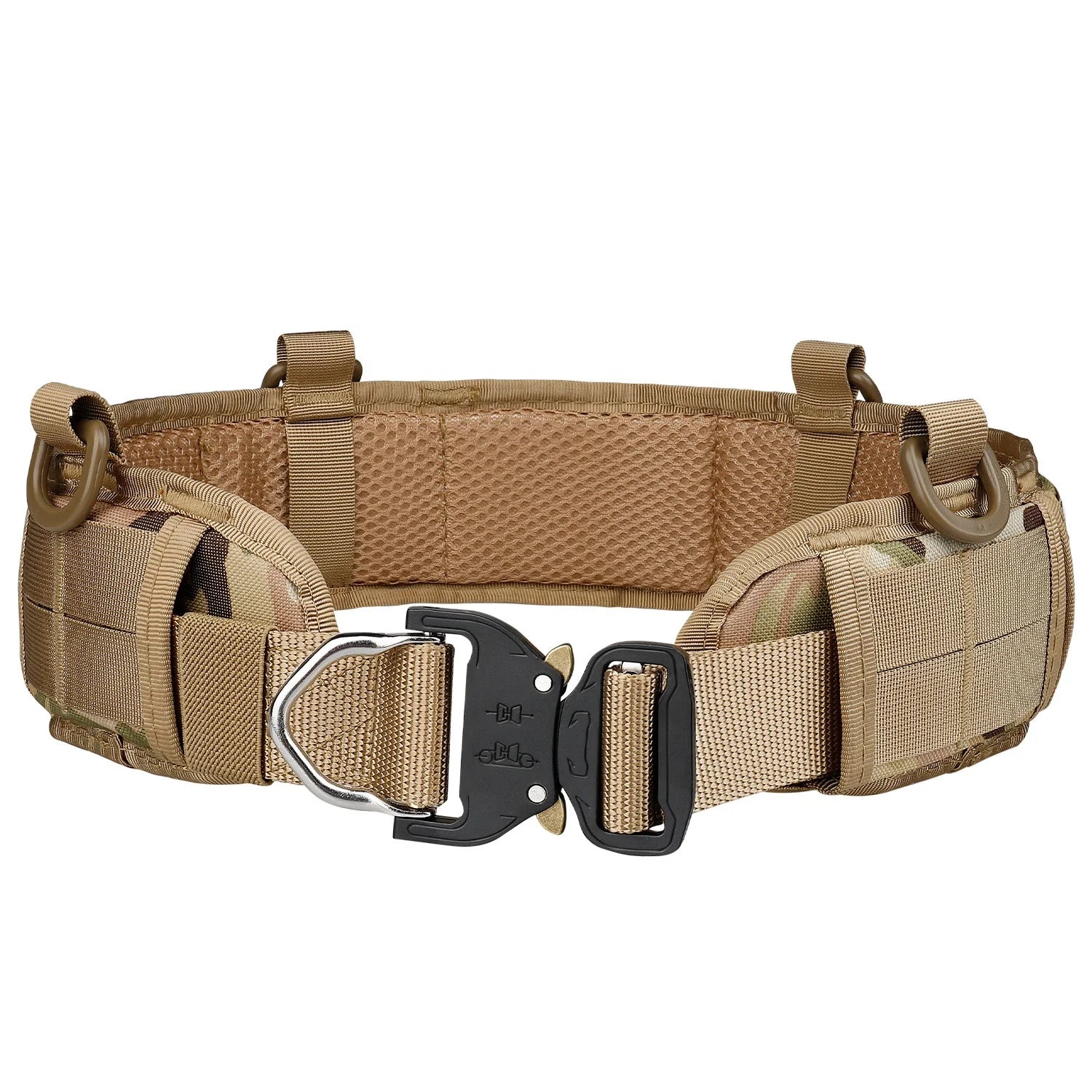 Tactical Battle Belt MOLLE Multi-Purpose Padded Patrol Duty Waist Belt for Hunting Equipment and Outdoor Sports