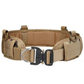 Tactical Battle Belt MOLLE Multi-Purpose Padded Patrol Duty Waist Belt Black Khaki Green Unisex Hunting Belt