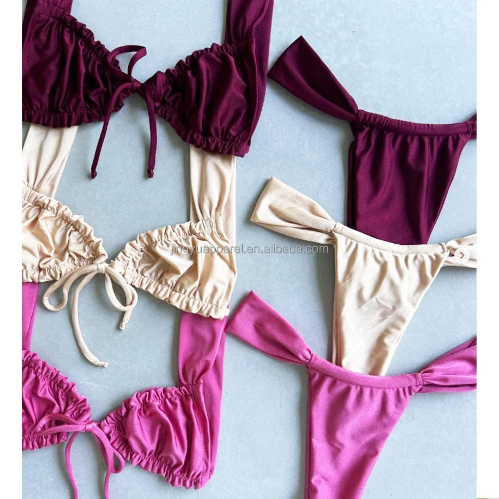 High Quality Women Swimwear Swimsuit Fabric Bikini Beachwear Private Label Swimwear Swimwear Manufacturer