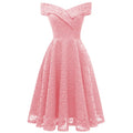 The Latest Fashion Luxury Solid Color Off Shoulder  Banquet Ladies Evening Dresses