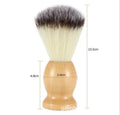 Bamboo Material  Beard Suit Gadgets Men's Sandalwood Handle Bristle Beard Brush