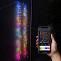 RGB LED Firecracker String Lights USB APP Smart Christmas Decorative Lighting Chinese New Year Garden Festival Holiday Decor