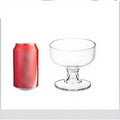 Retro Ins Style PMMA Ice Cream Cup Restaurant Dessert Commercial Ice Cream Cup Thickened Unbreakable High-foot Pudding Cup