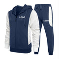 OEM/ODM Suit for Men Long Sleeve Quality 100% Cotton Customize Your Logo Oversized Plain Pullover Suit Fashion New 2025