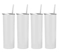 New Design Custom 20Oz Skinny Stainless Steel Unbreakable Slim Glossy Straight Blanks Sublimation Tumblers