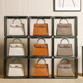 Acrylic Display Case With Magnetic Door Assemble Display Box Dustproof Showcase for Toys Handbag