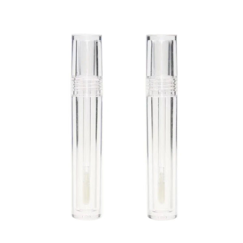 In Stock Luxury Crystal Lip Gloss Tubes 5ml Clear Empty Lipgloss Bottle Container with Wands Low MOQ for Cosmetics Lipstick