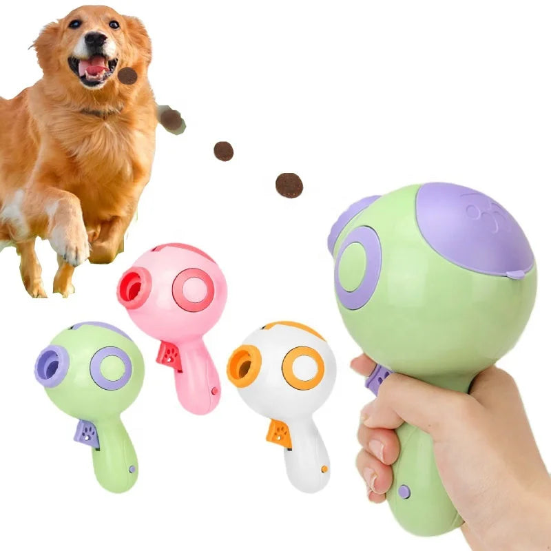 Small-Size Interactive Dog Toys Newly Designed Pet Feeding Launcher Infrared Function Plastic Material for Active Pets