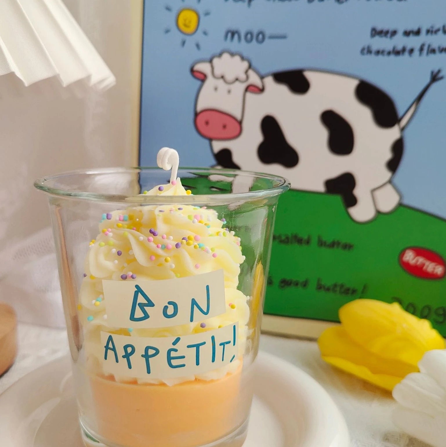 Wholesale Aromatherapy Food Candle Real Food Looking Candles Scented Candles Luxury Scented Customize With Glass