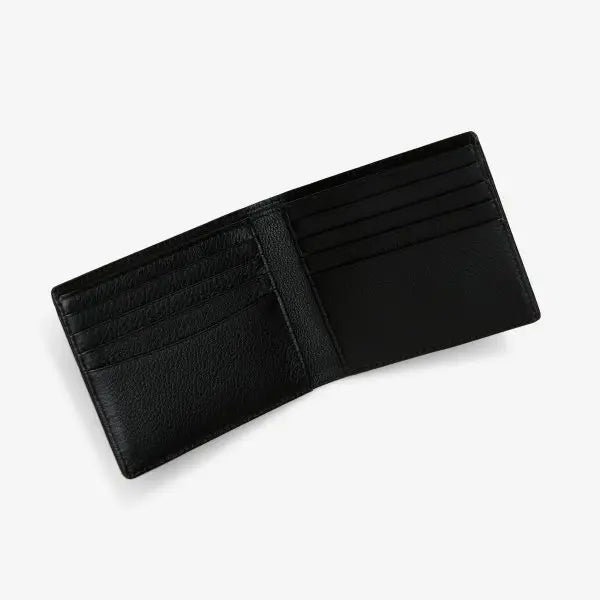 Factory Custom Logo Men's Card Holder Wallet RFID Genuine Leather ID Credit Card Case Business Trading Card Sleeves