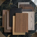1220*2800mm 5mm Bamboo Charcoal Wood Veneer Hotel Corridor Wall Panel Wood Mosaic Wall Panel Waterproof Wood Shower Panel MegaBDM