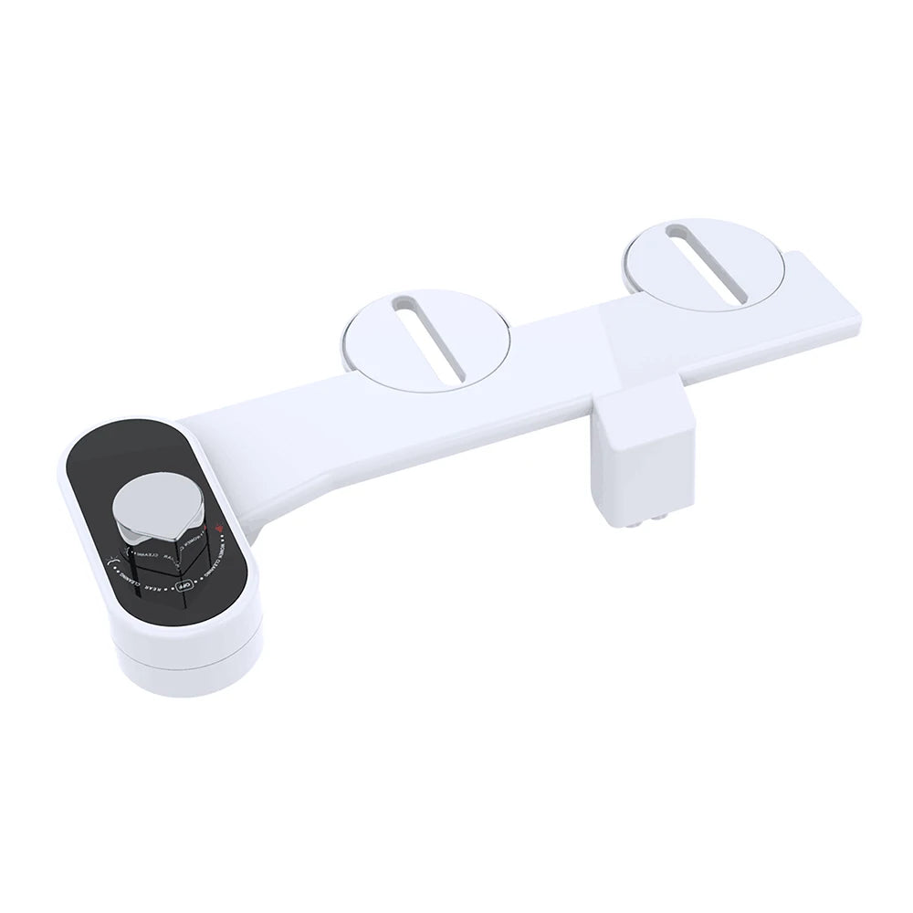 Modern Wall-mounted Cold Water Mechanical Bidet for Toilet with Dual Nozzles and Hotel Use