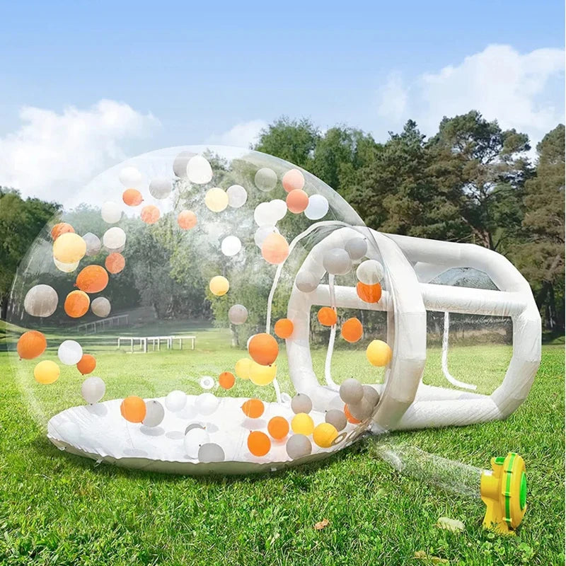 Balloon Bubble Bounce House Inflatable Clear Igloo Dome Tent PVC Kids Tent Tunnel Customized Size 3-Year Warranty for Outdoor