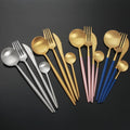 Lotulery Top Seller 2023 Gold Flatware Sets Stainless Steel 304 Cutlery Set Dropshipping Products 2021