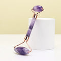 2026 Ladies Gift Set Ideas Giveaway Natural Amethyst Purple Quartz Crystal Jade Roller Scraping Apparatus Guasha Massage