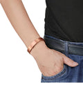 Bio Magnetic Jewelry 99.9% Pure Copper Vintage Couple Cuff Bangles Fashion Jewelry Copper Bracelets for Men Women