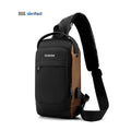 New Fashion Waterproof USB Password Lock Messenger Bag Crossbody Sling Chest Bag With Customized Logo for Men