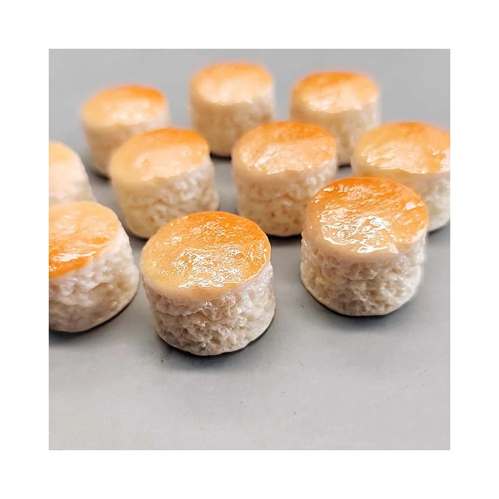 100pcs Kawaii Resin Mini Bread Cake Food Flatback Scrapbooking Embellishment Doll House Accessories Kitchen Miniature Diy Decor