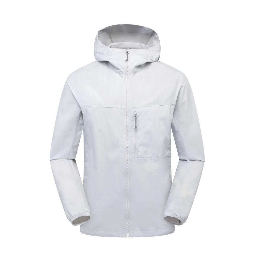 A609 Lightweight Zipper Outdoor Jacket Breathable Waterproof UPF50+ UV Protection Clothing