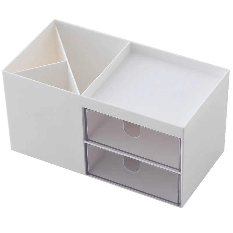 Modern Portable Travel Makeup Box Multifunction Foldable Cosmetic Storage Lipstick Desktop Makeup Organizer Factory Outlet