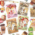 20pcs/pack Material Pack Fresh Store Second Series Food & Coffee Handbook DIY Material