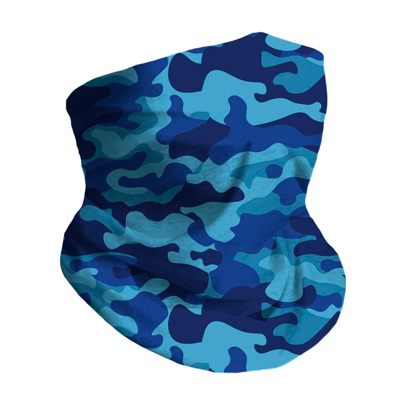 Multifunctional Outdoor Sports Magic Seamless Scarf UV Resistant Camo Tube Bandana Elastic Headwear Face Mask Traditional Shawls