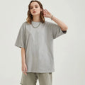 Unisex Vintage Oversized 100% Cotton T-Shirts 240 Gsm Bulk Custom Logo Luxury Graphic Tees Long Plain Blank T for Boys Girls