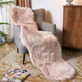 Luxury Soft Faux Fur Rug Chair Seat Cushion Pad Plush Fur Area Rugs for Bedroom
