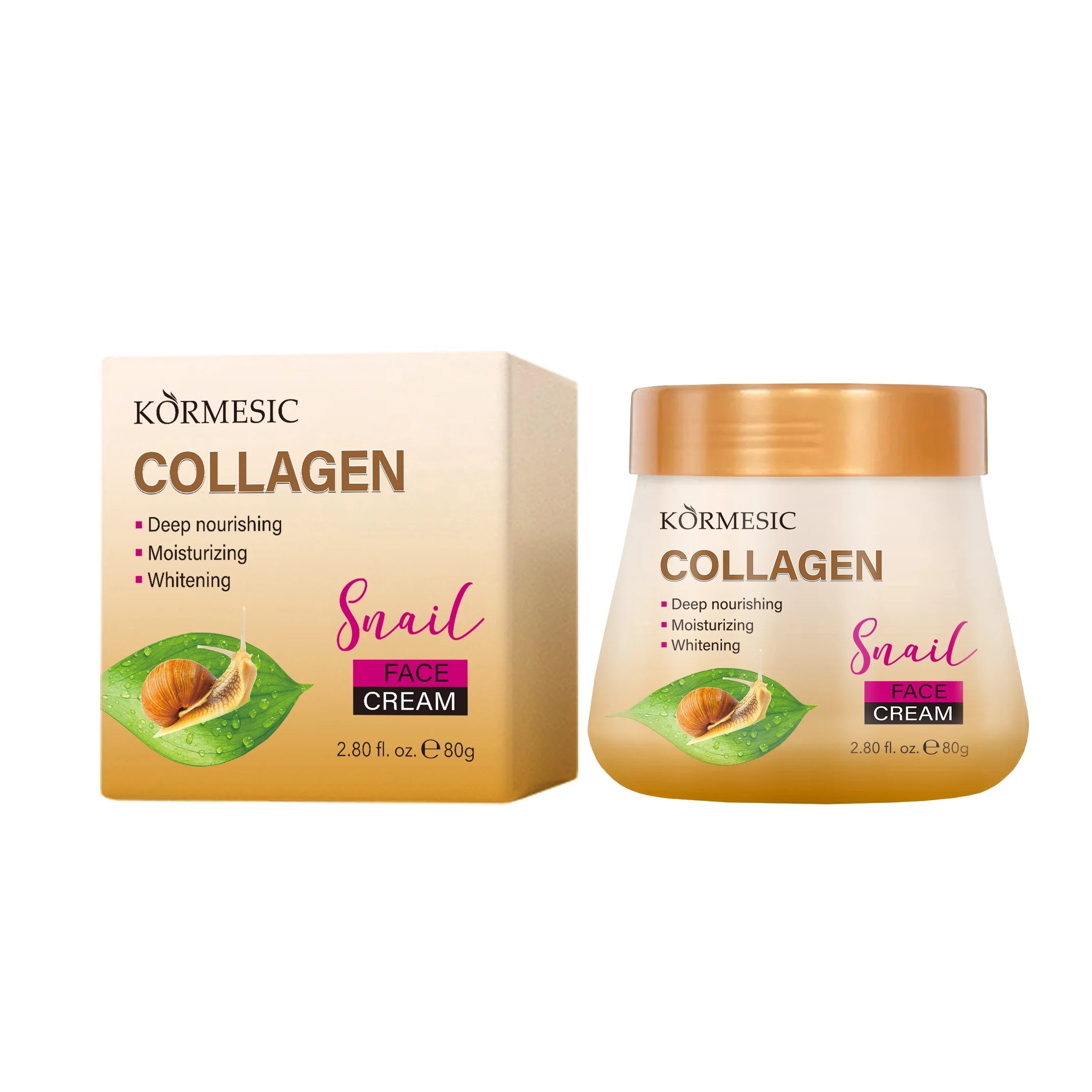 OEM Hot Sales KORMESIC Snail  Moisturizing Facial Cream Whiteningface Skin Care Face Cream