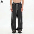 Custom Sweat Pants for Jogger Wide Leg Bottom Trousers Vintage Faded Washed French Terry Jogging Unisex