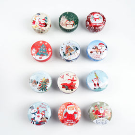 Scented Candles Gifts Sets Christmas Candles Natural Soy Wax Scented Candle Tin Candy Can Fragrance for Home Christmas Gifts